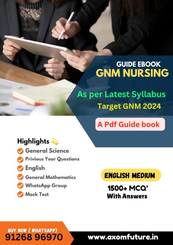 SSUHS GNM Nursing eBook – 1500+ MCQs with Answers | PDF Download | Best GNM Exam Guide