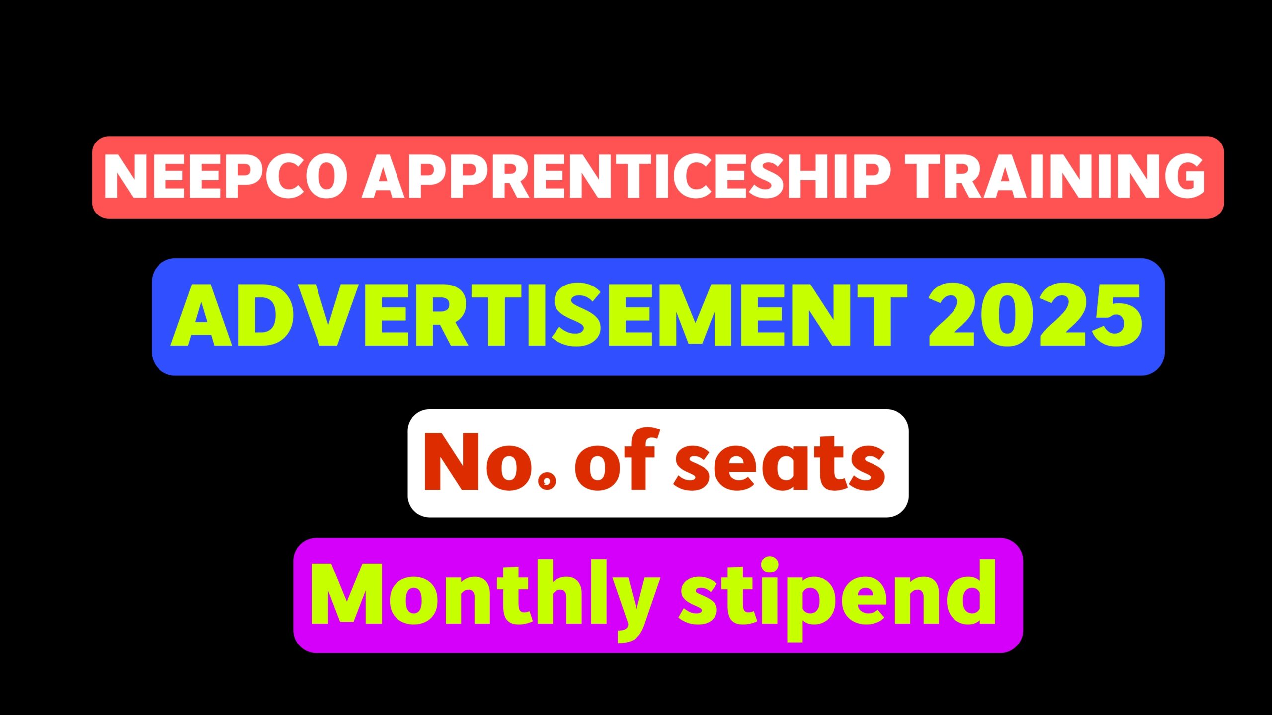 NEEPCO Apprenticeship Training Advertisement 2025