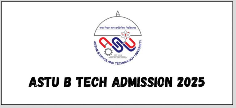 ASTU B Tech Admission 2025