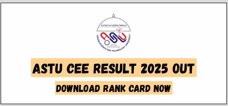 ASTU CEE 2025 results are out! Download your rank card now from the official portal.