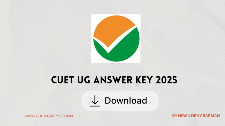 CUET UG Answer Key 2025