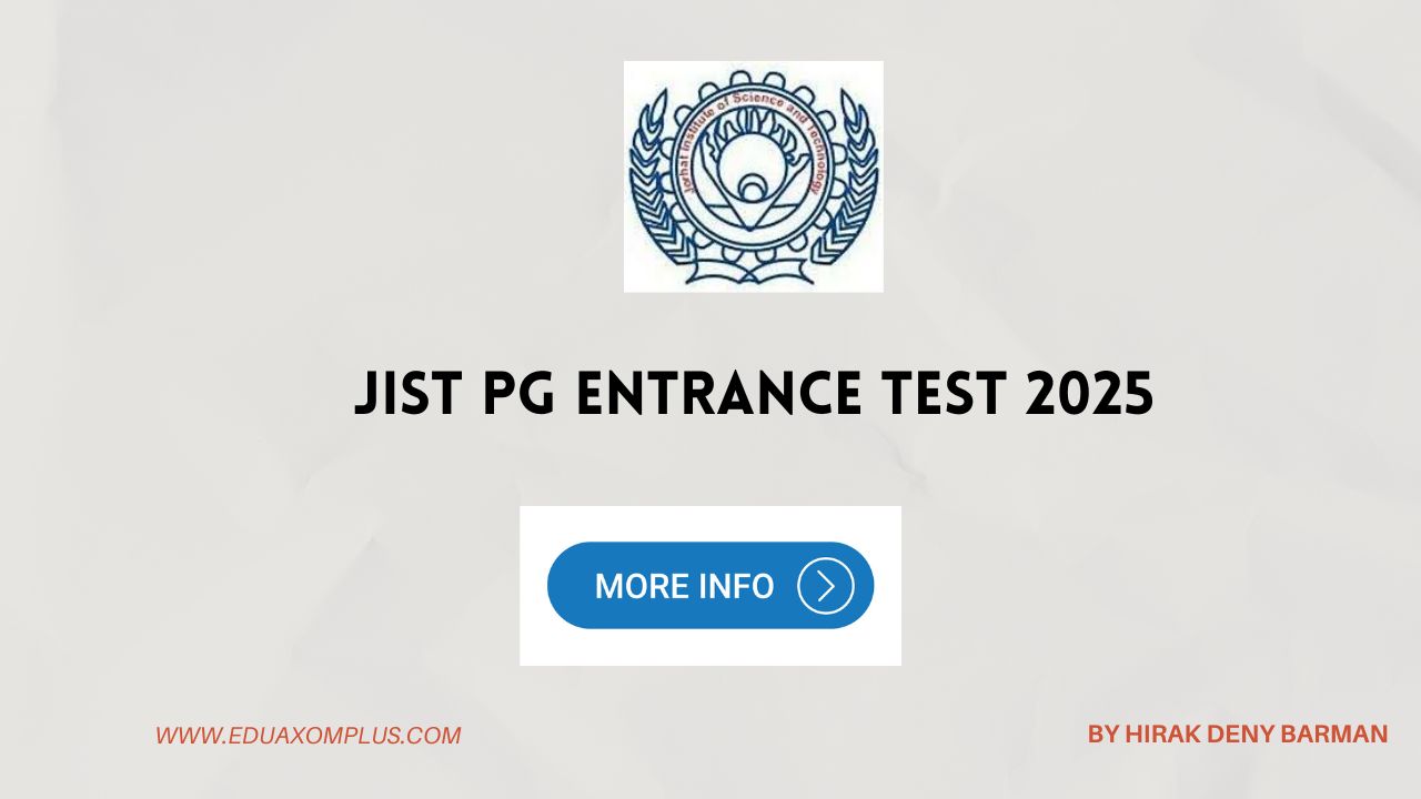 JIST PG Entrance Test 2025