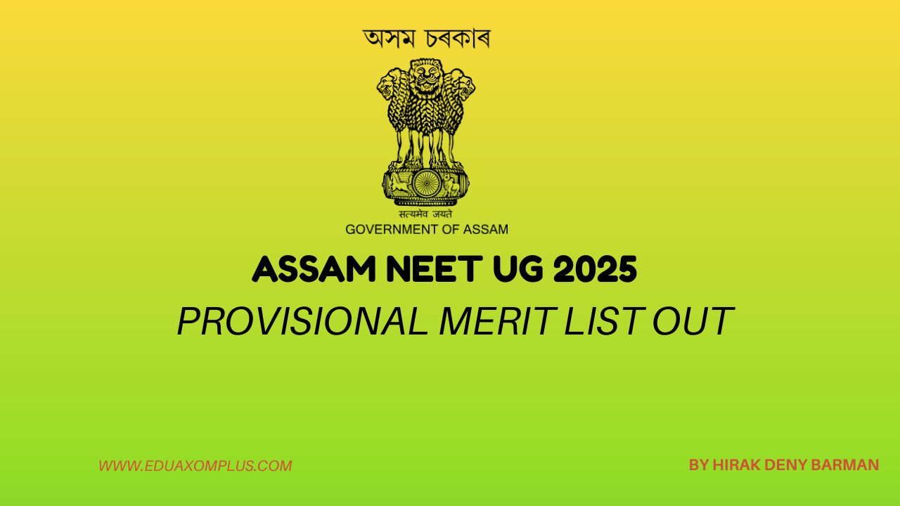 Assam NEET UG 2025