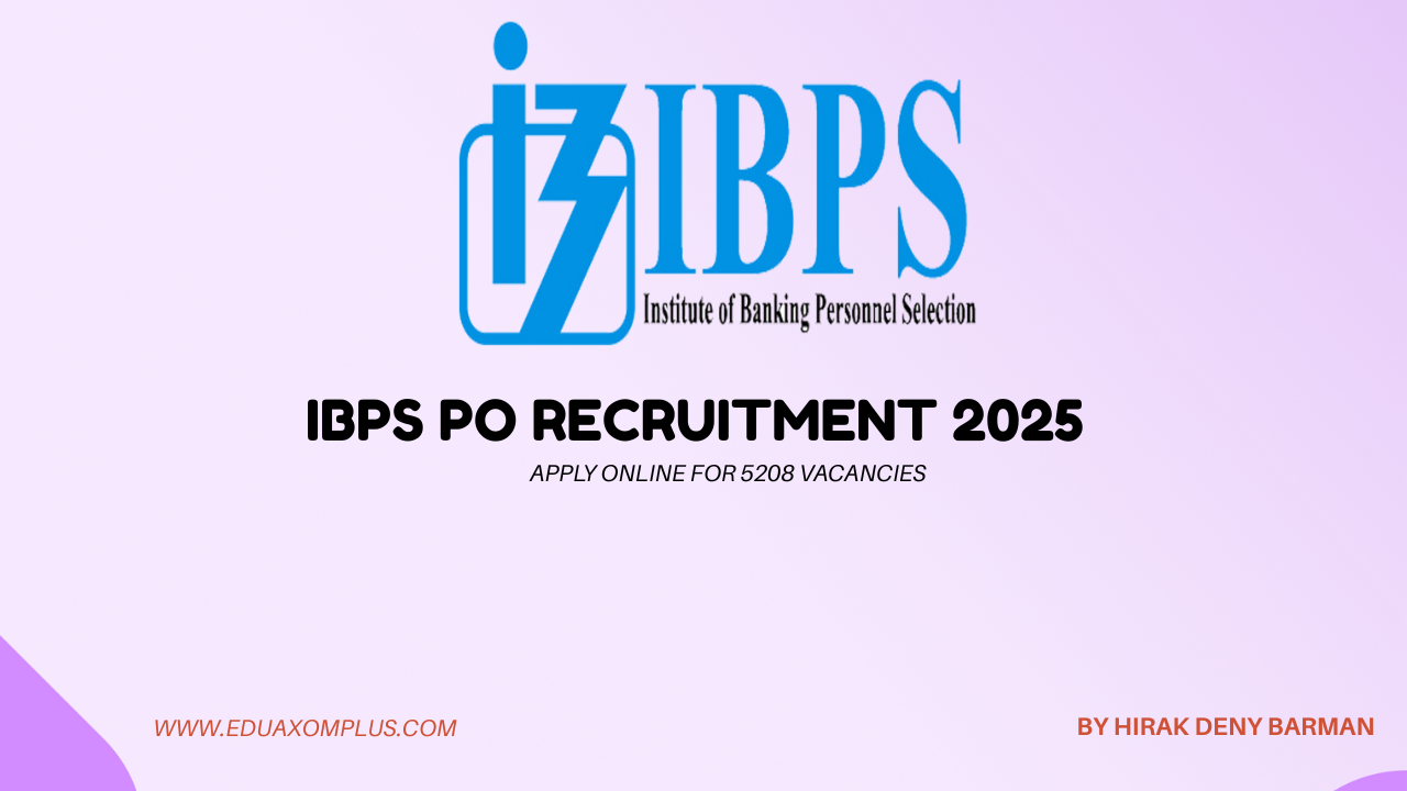 IBPS PO Recruitment 2025