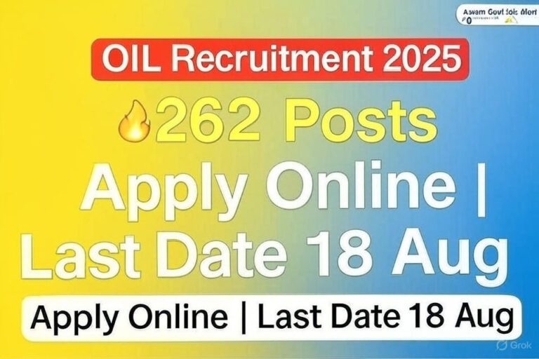 Oil India Limited Recruitment 2025