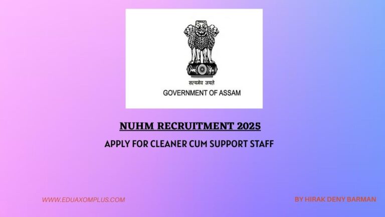 NUHM Recruitment 2025