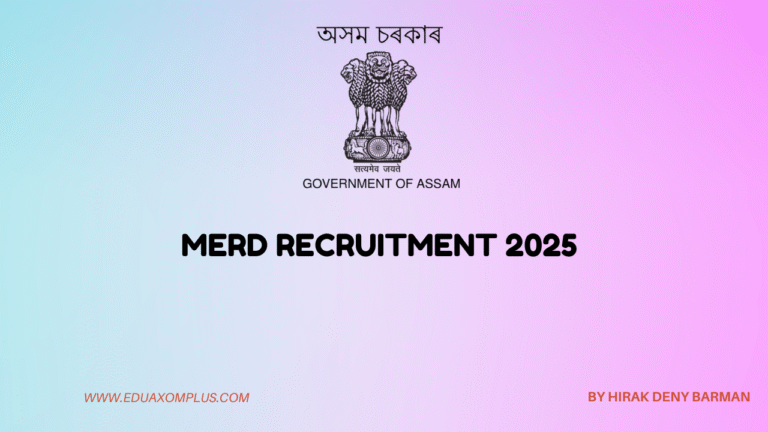 merd Recruitment 2025