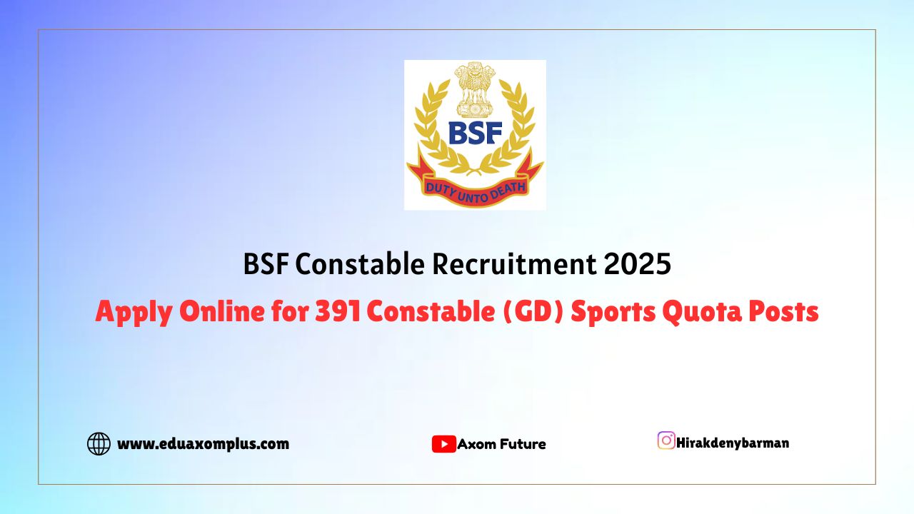 BSF Constable Recruitment 2025