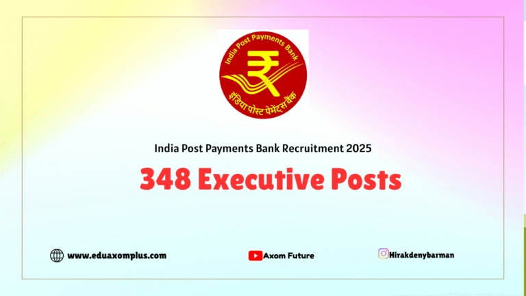 India Post Payments Bank Recruitment 2025