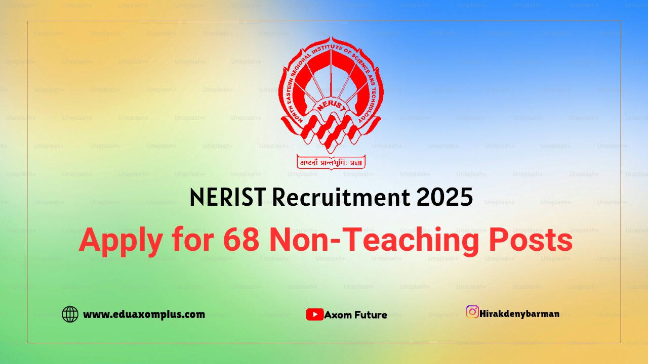 NERIST Recruitment 2025