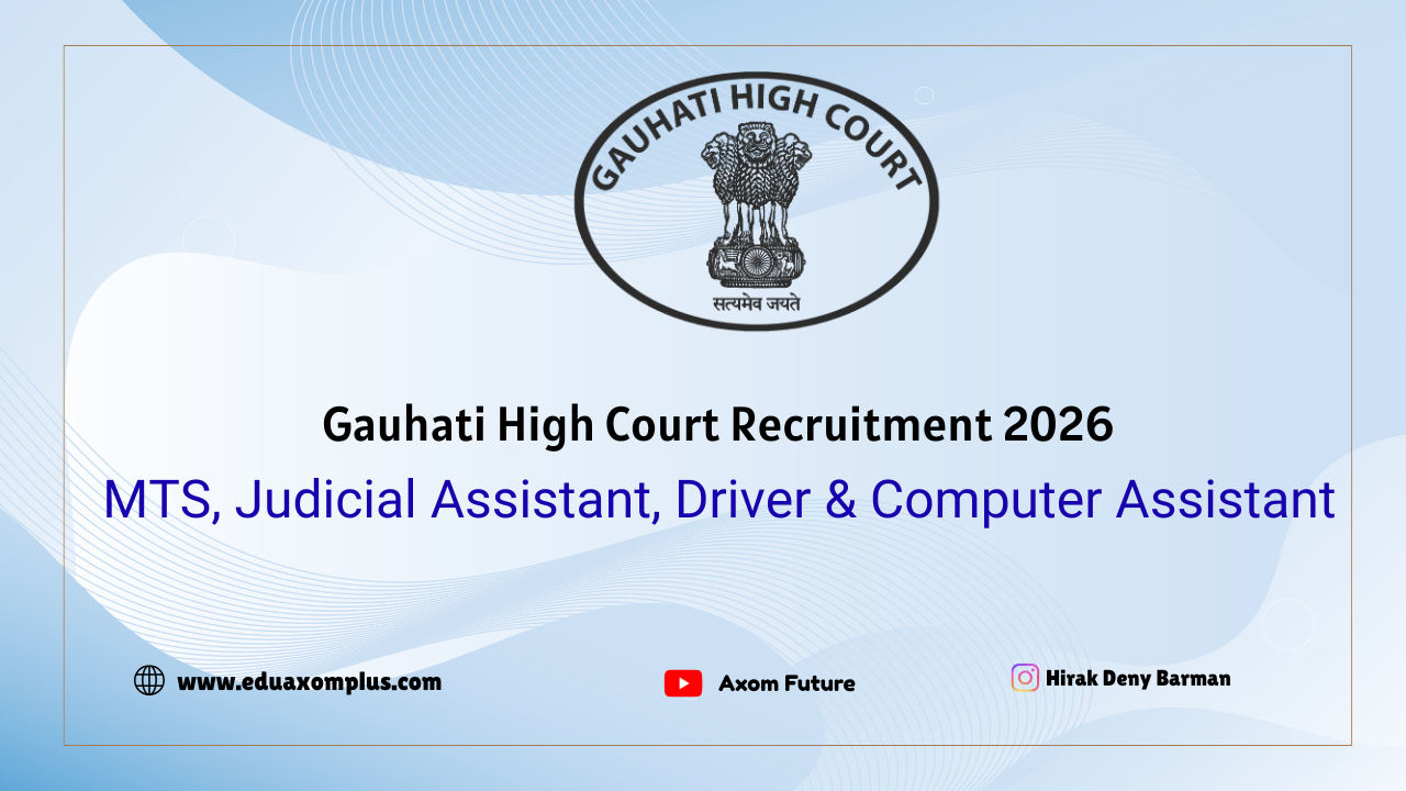 Gauhati High Court Recruitment 2026