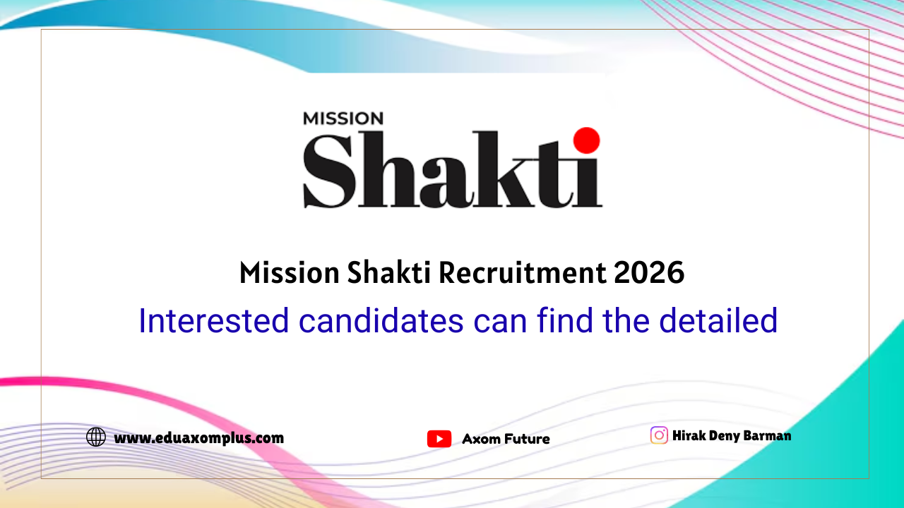 Mission Shakti Recruitment 2026