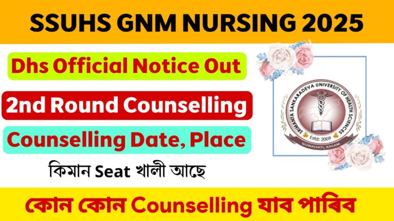 SSUHS GNM Nursing Counselling 2025