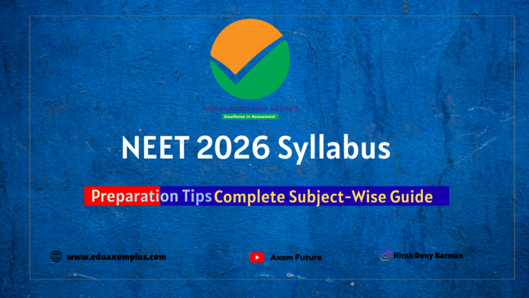NEET 2026 Syllabus