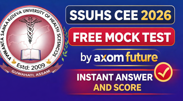 SSUHS CEE 2026 Free Mock Test