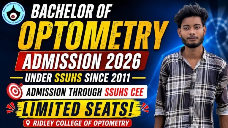 Ridley College of Optometry Admission 2026