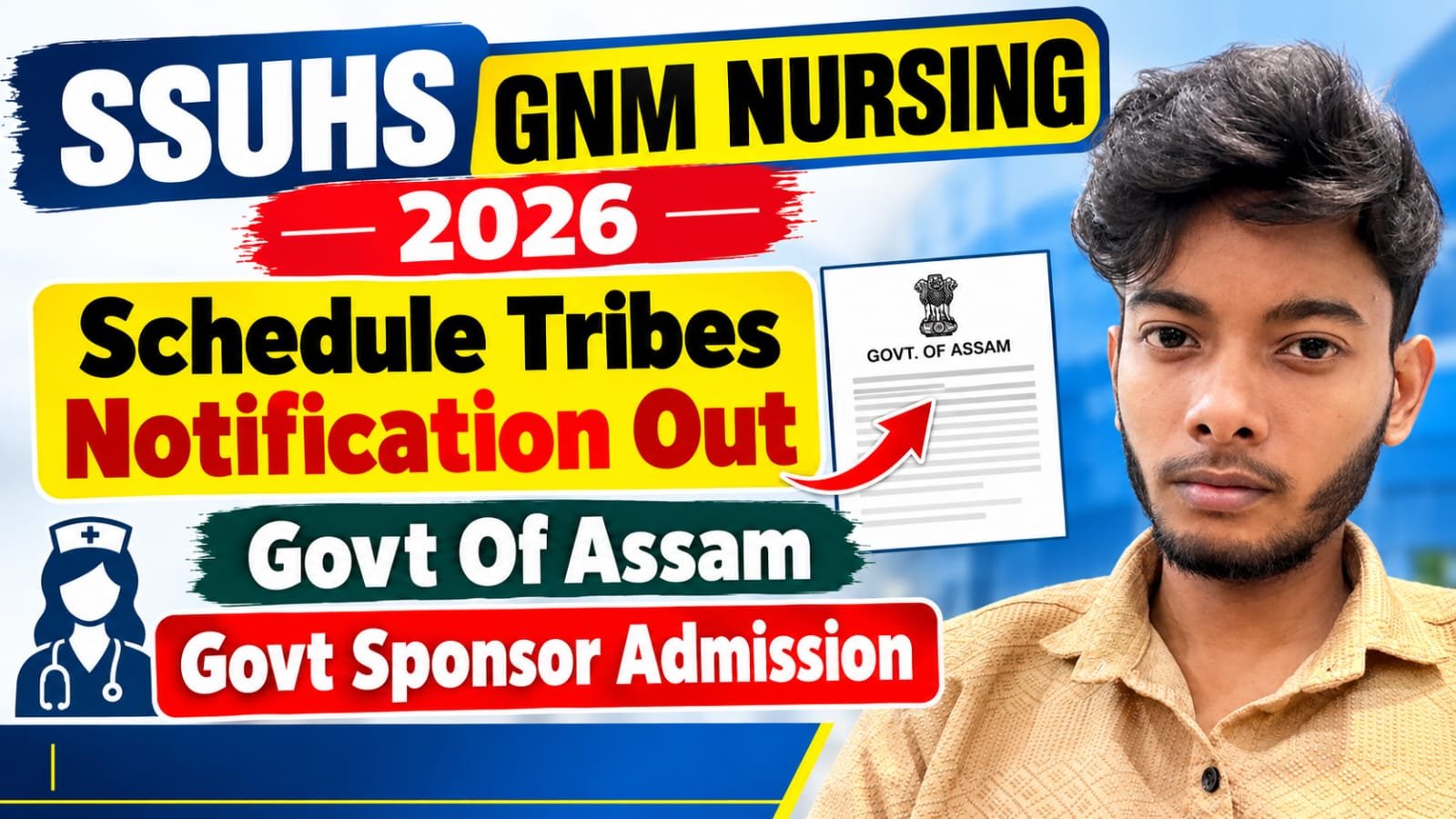 Assam ST GNM Admission 2026